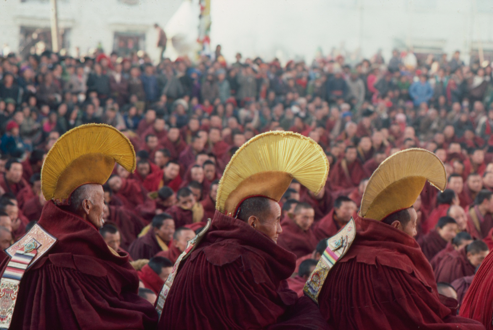 Lamas at Ceremony for Panchen Lama