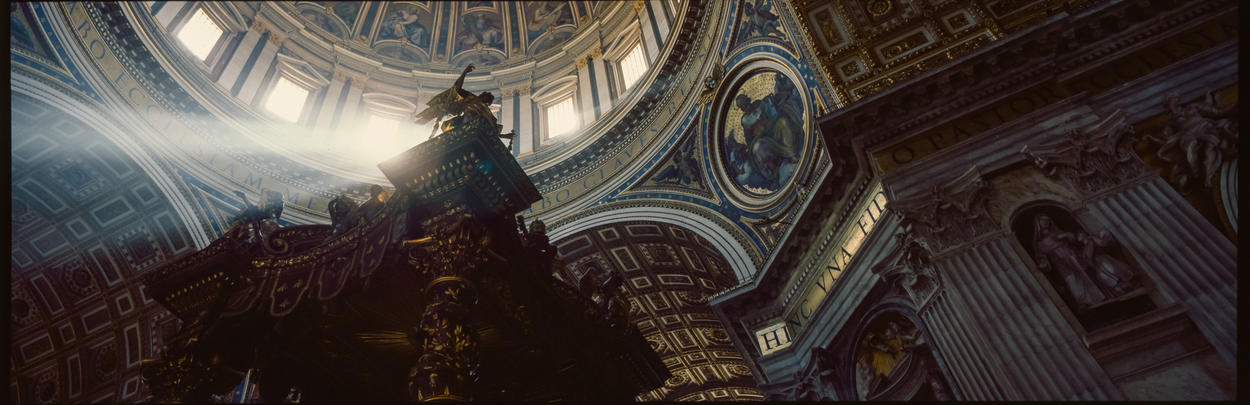 Angel below the Vatican Dome